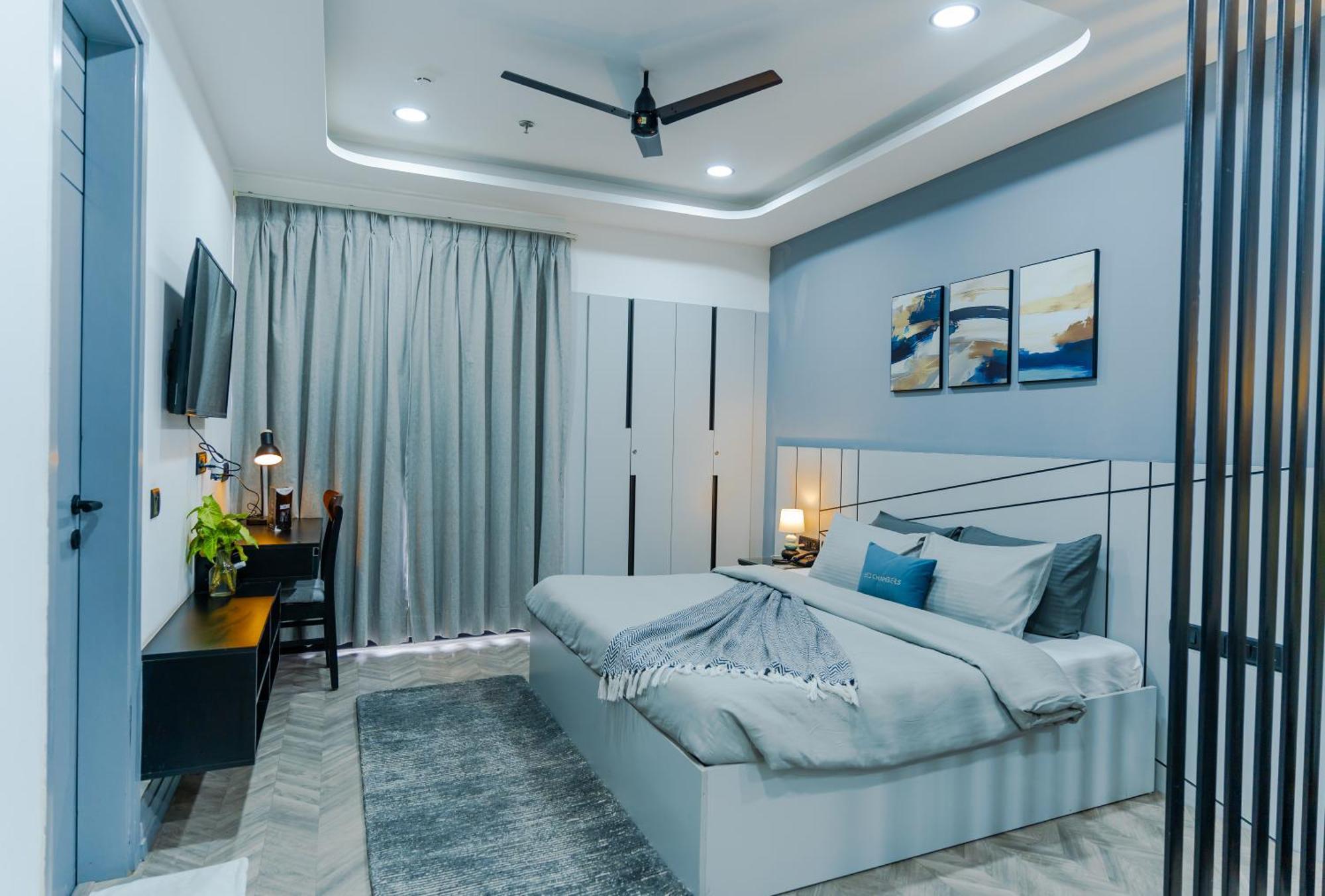 Bedchambers Luxury Apartment Near Golf Course Road Gurgaon Exterior foto